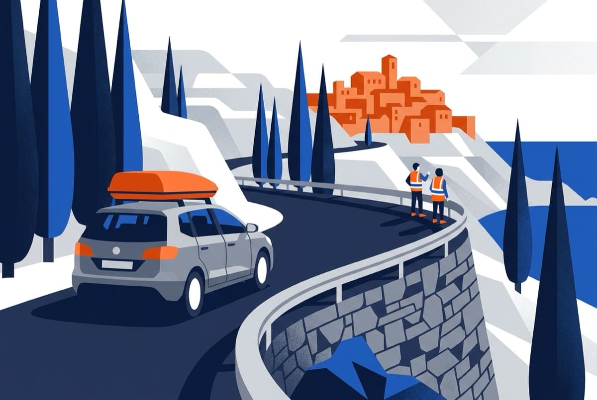 Pechhulp voor Italië, illustratie